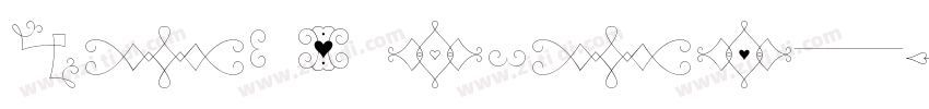 love storyBold字体转换